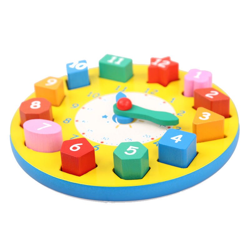 Tick Tock, Baby — Wooden Shape + Number Learning Clock