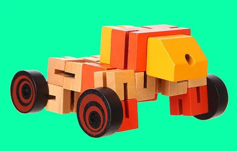 Benny the Wooden Robot Toy