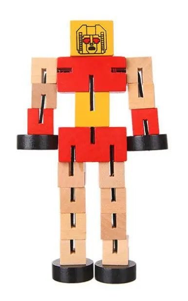Benny the Wooden Robot Toy