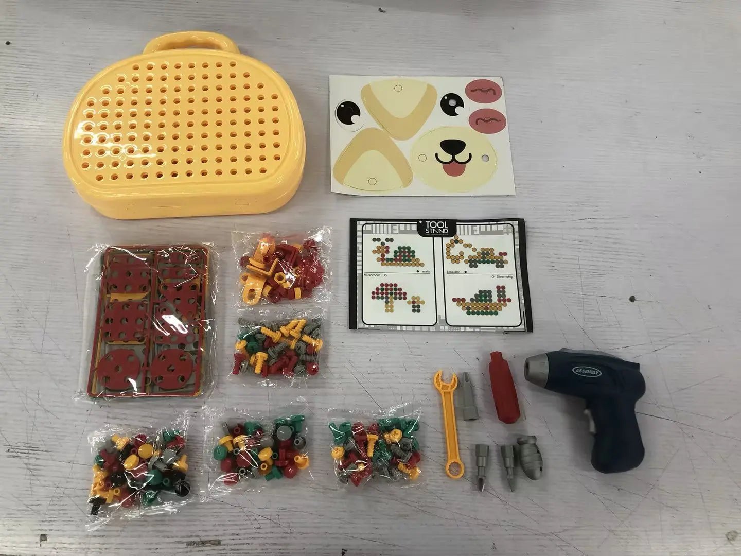 BuildBuddy™ – Kids’ Educational Toy Drill & Screw Puzzle Toolbox