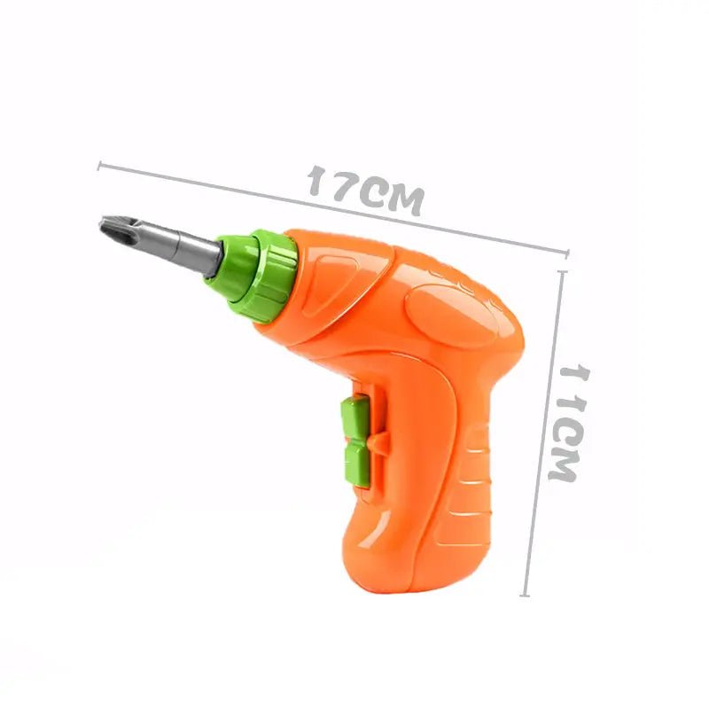 STEM Drill and Build Toy Kit – Electric Screwdriver + Toolbox (188–316 Pieces)
