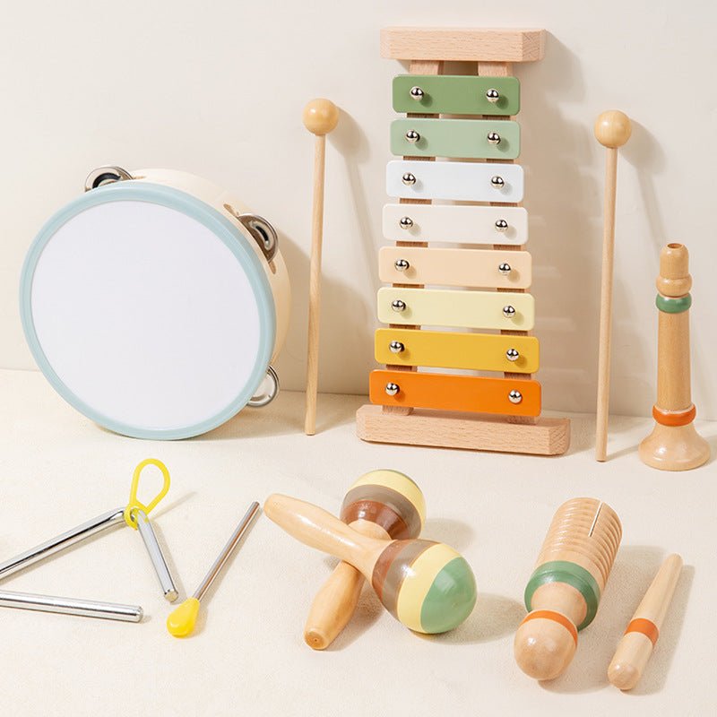 Baby Band Boss — 6-Piece Wooden Musical Starter Set