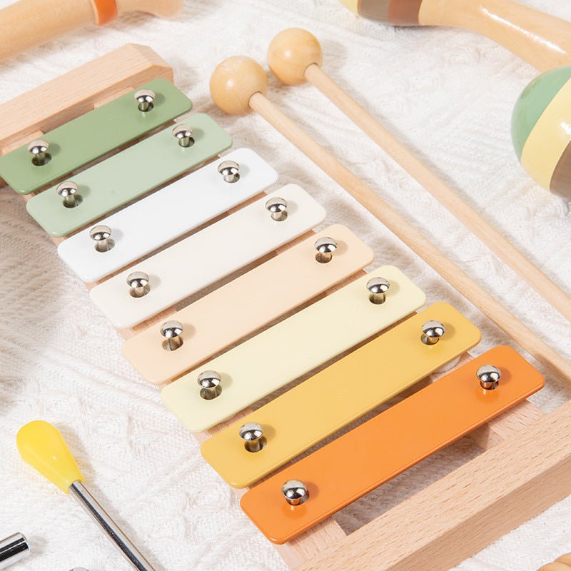 Baby Band Boss — 6-Piece Wooden Musical Starter Set