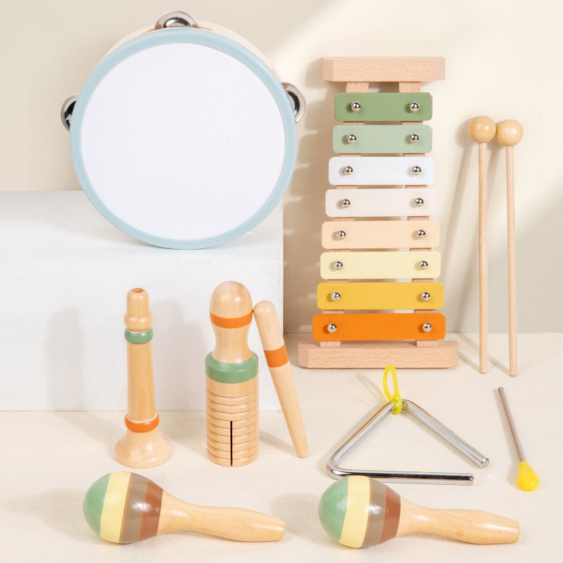 Baby Band Boss — 6-Piece Wooden Musical Starter Set