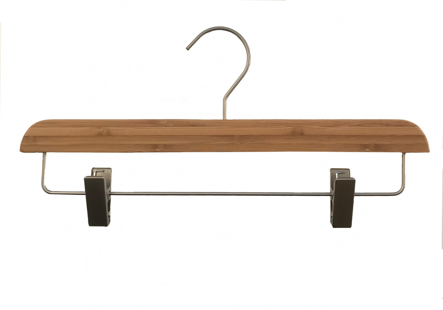 Bamboo Wood Sustainable Clip Bottom Hanger 35cm