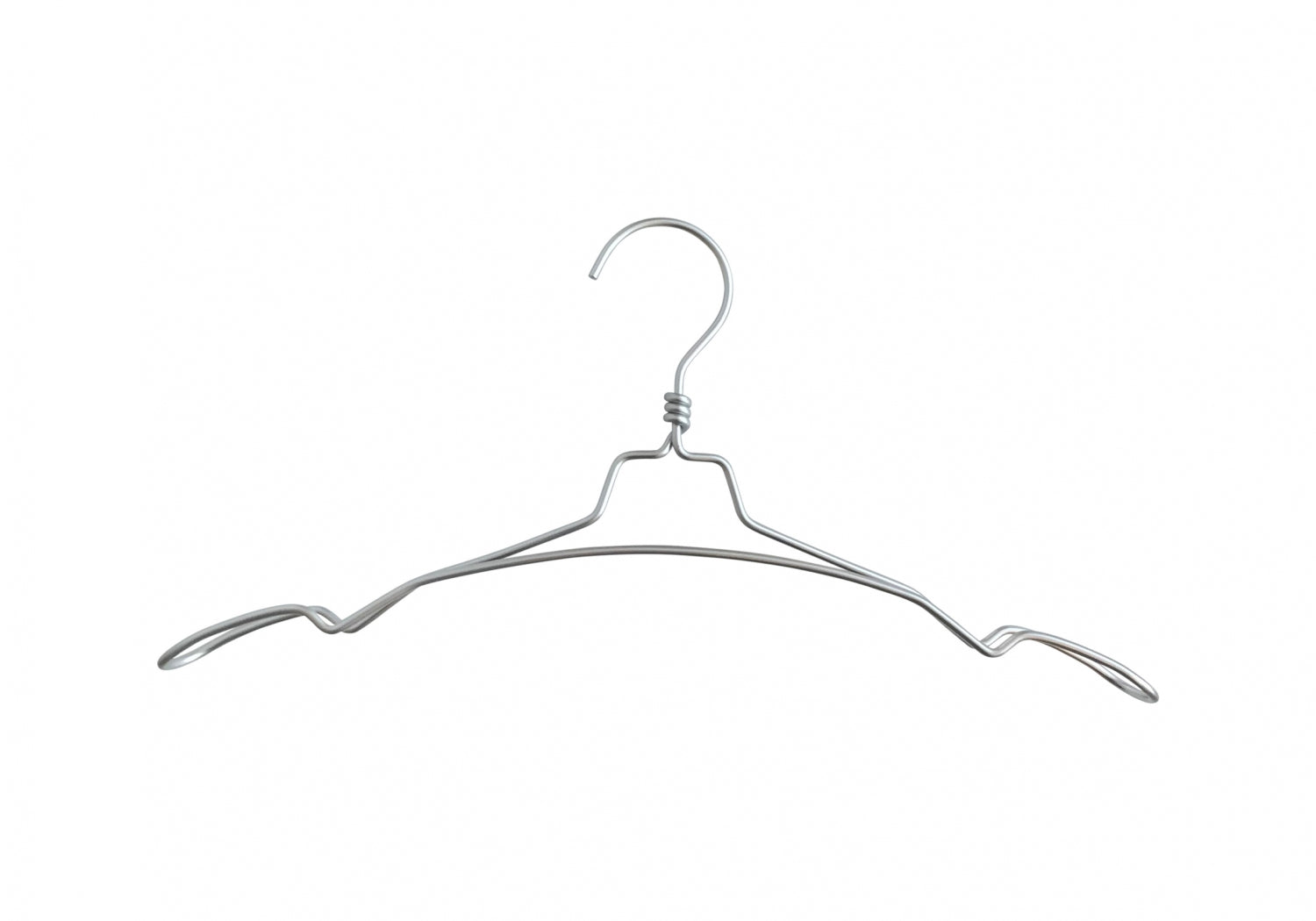 Natural Aluminium Top Notch Coat Hanger 40cm