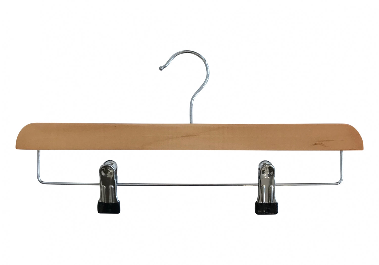 Natural Wooden Clip Bottom Hanger 35cm