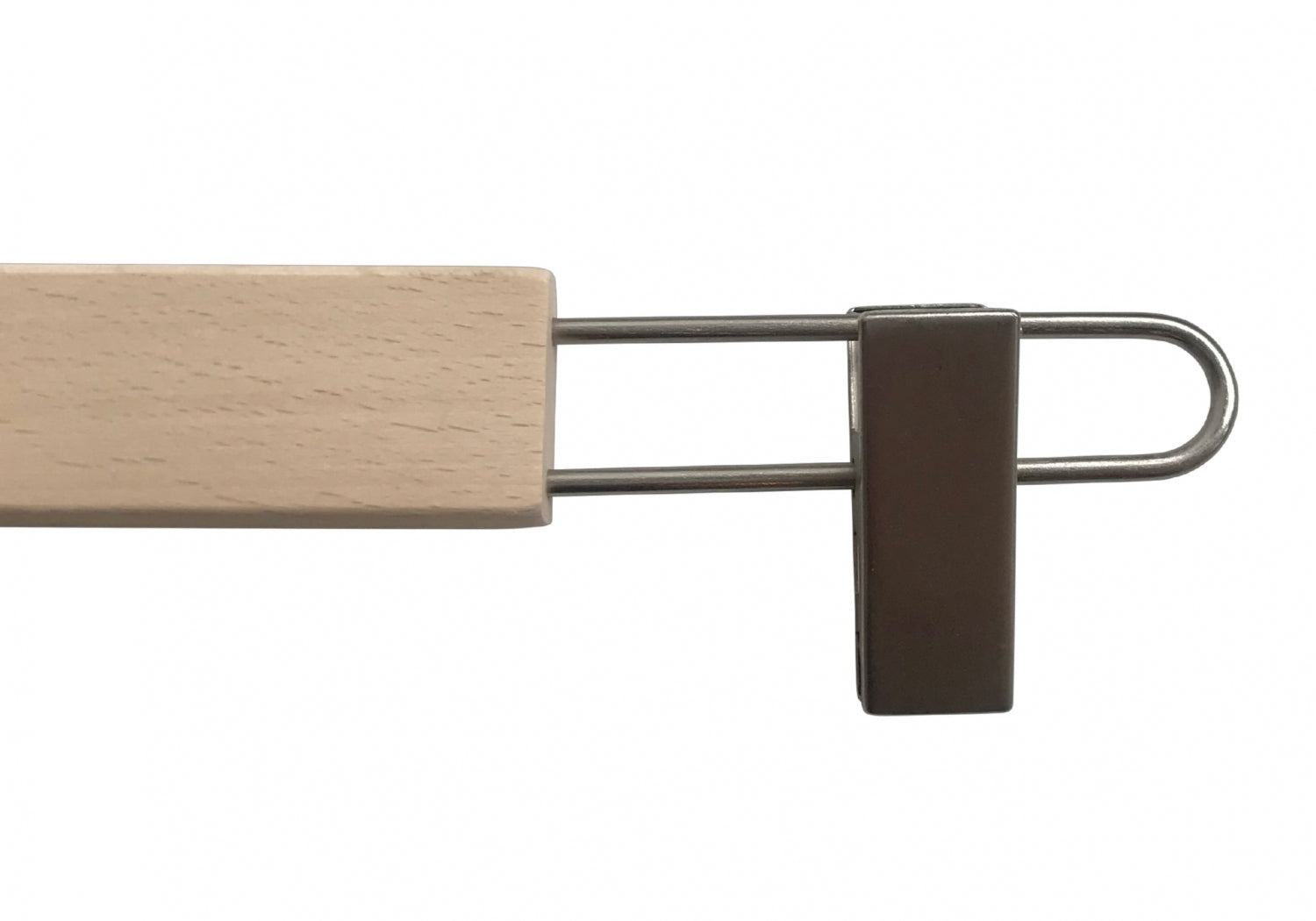Natural Wooden Clip Bottom Hanger 37cm