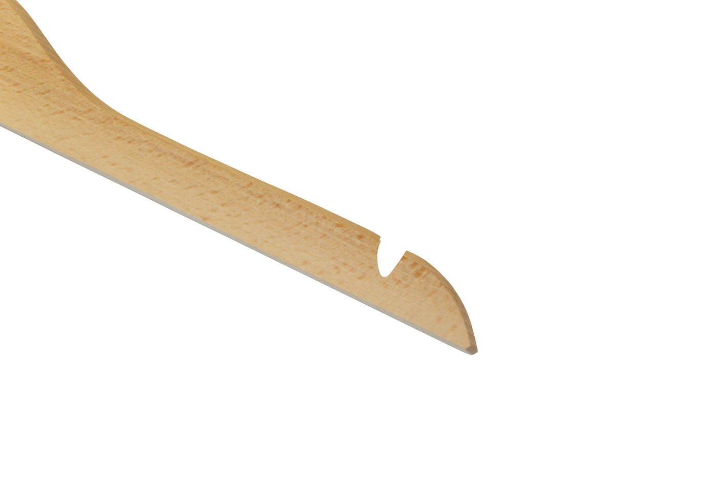 Natural Wooden Thick Top Jacket and Bridal Hanger 39cm