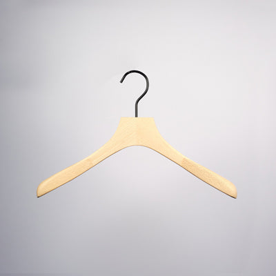 Premium Natural Wooden Top Jacket Hanger 42cm