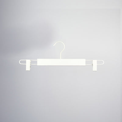 White Wooden Clip Bottom Hanger 37cm