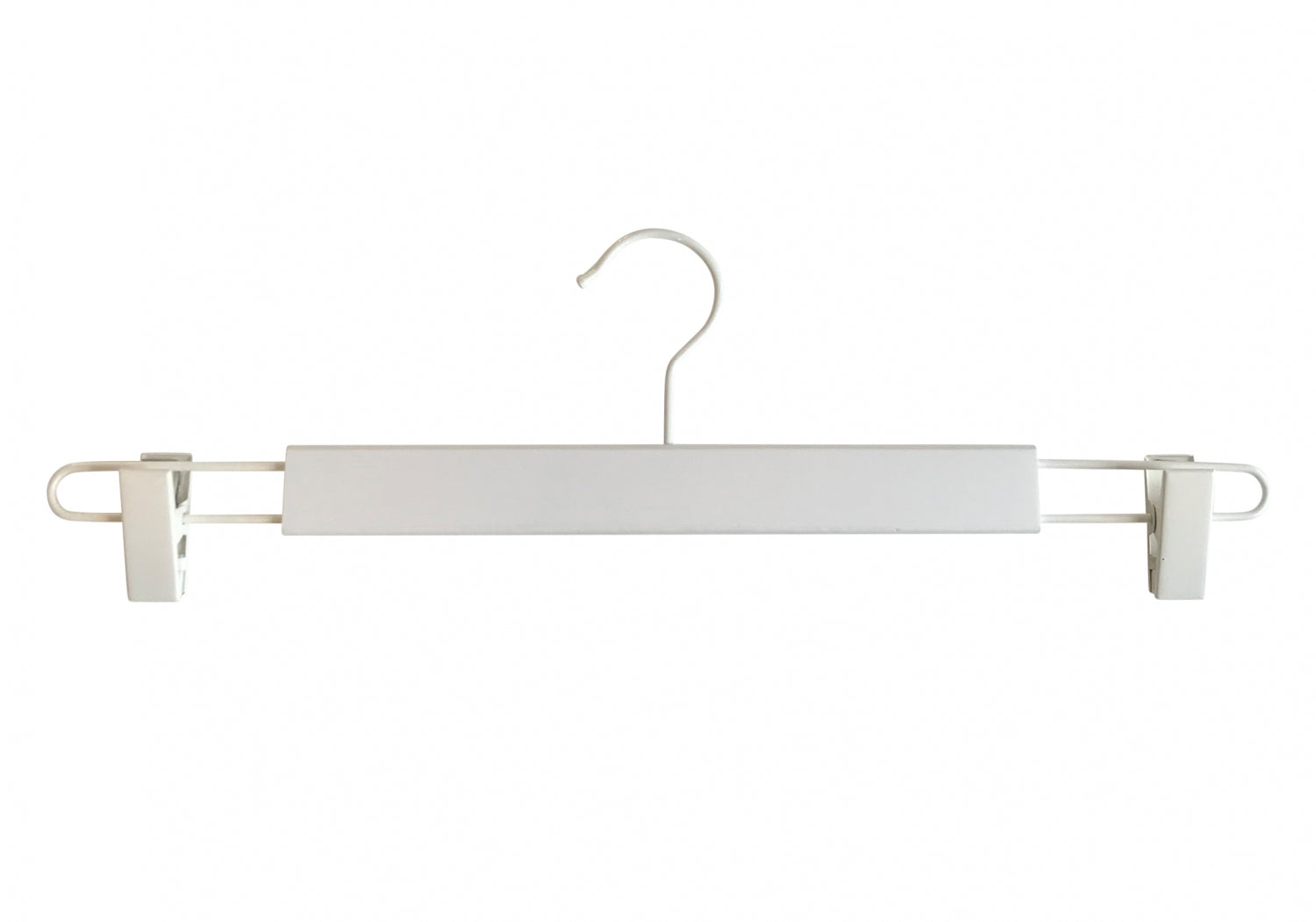 White Wooden Clip Bottom Hanger 37cm