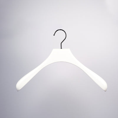 White Wooden Jacket Top Coat Hanger 38cm